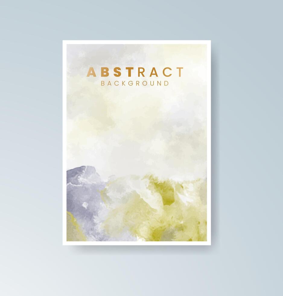 Smooth watercolor transitions adding grace to your layout. vector