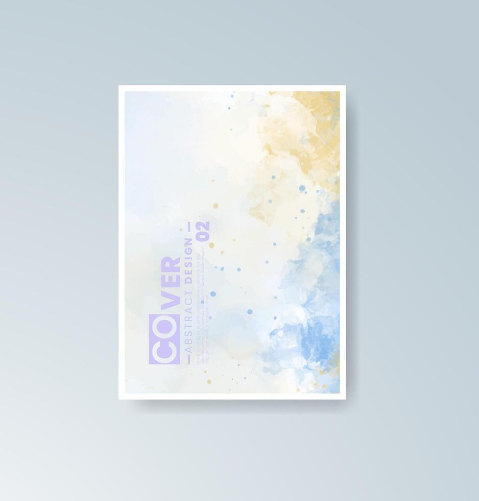 Organic paint-style backgrounds that beautify your cards. vector
