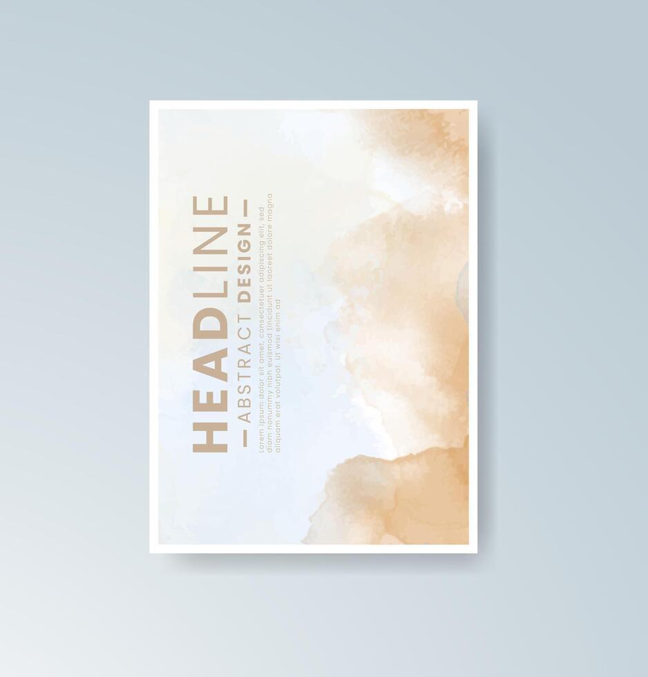 Muted color palettes in gentle watercolor style. vector