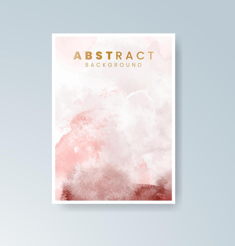 Soft watercolor streaks elevating your stationery. vector