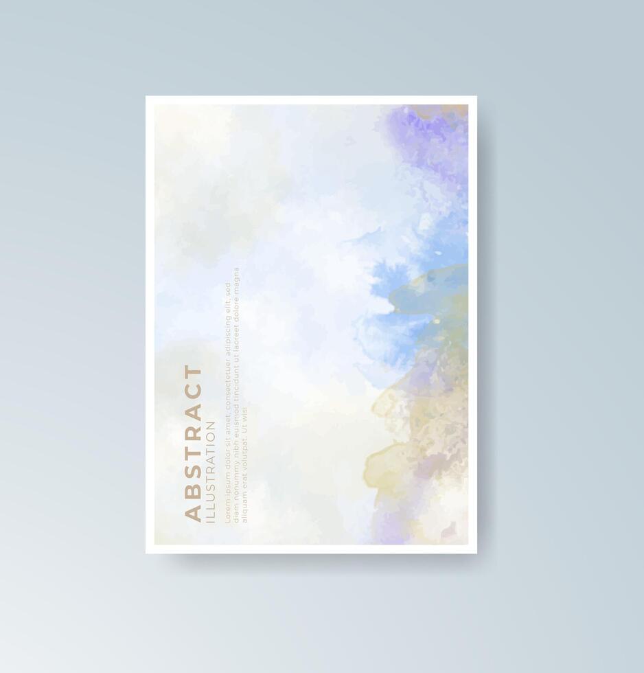 Delicate brush forms making your card design unique. vector