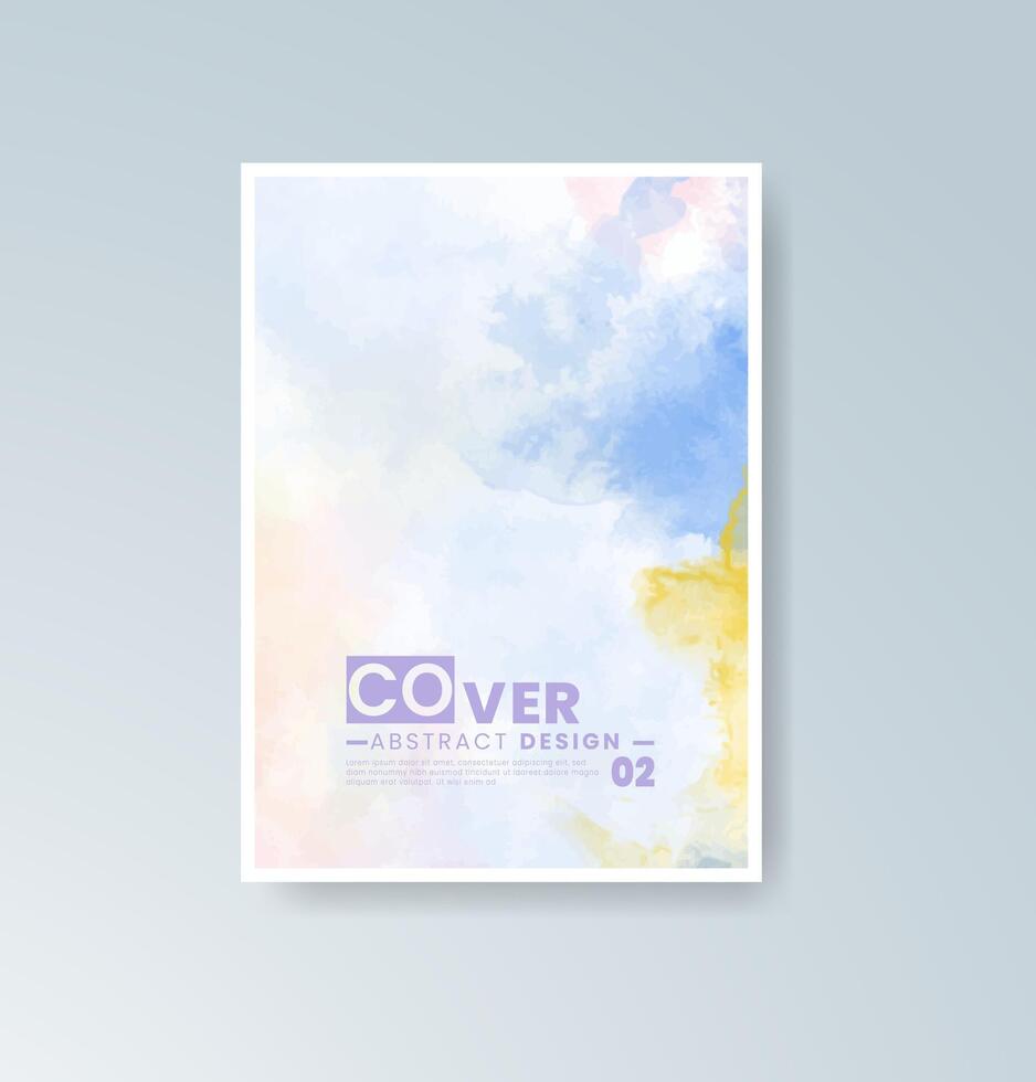 Bold watercolor swirls adding energy to formal layouts. vector