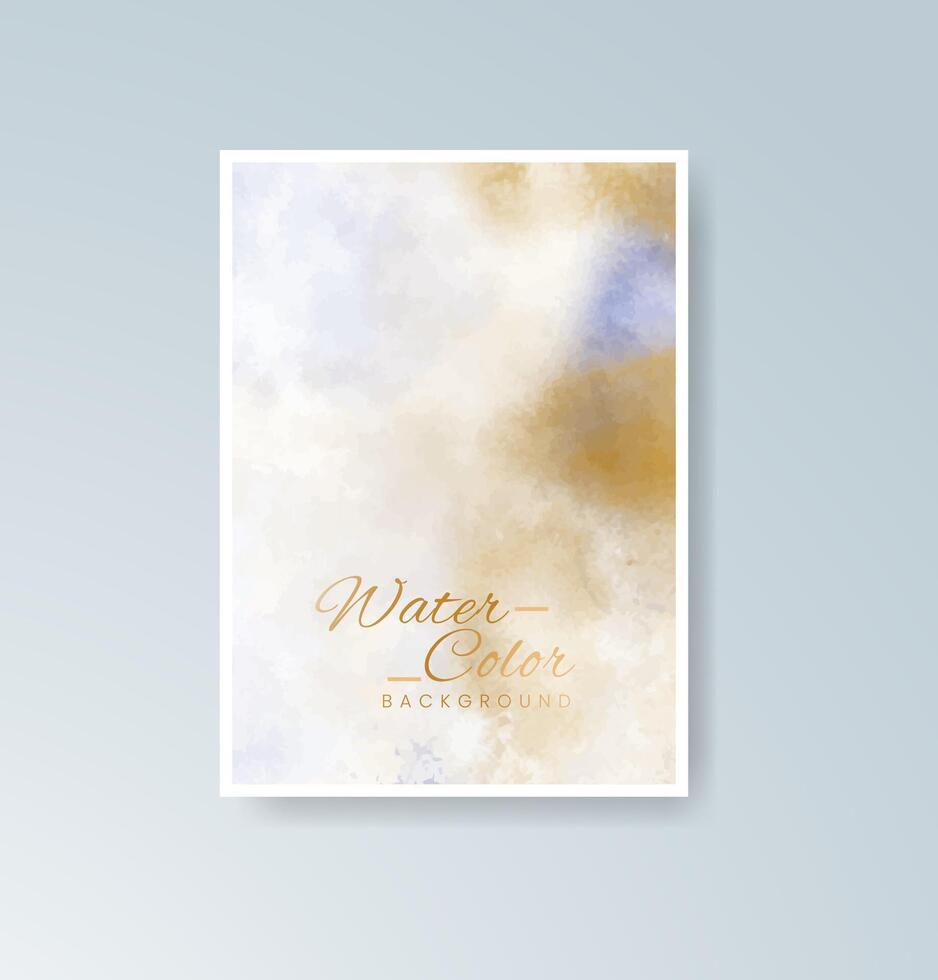Muted watercolor texture cards with a sophisticated feel. vector