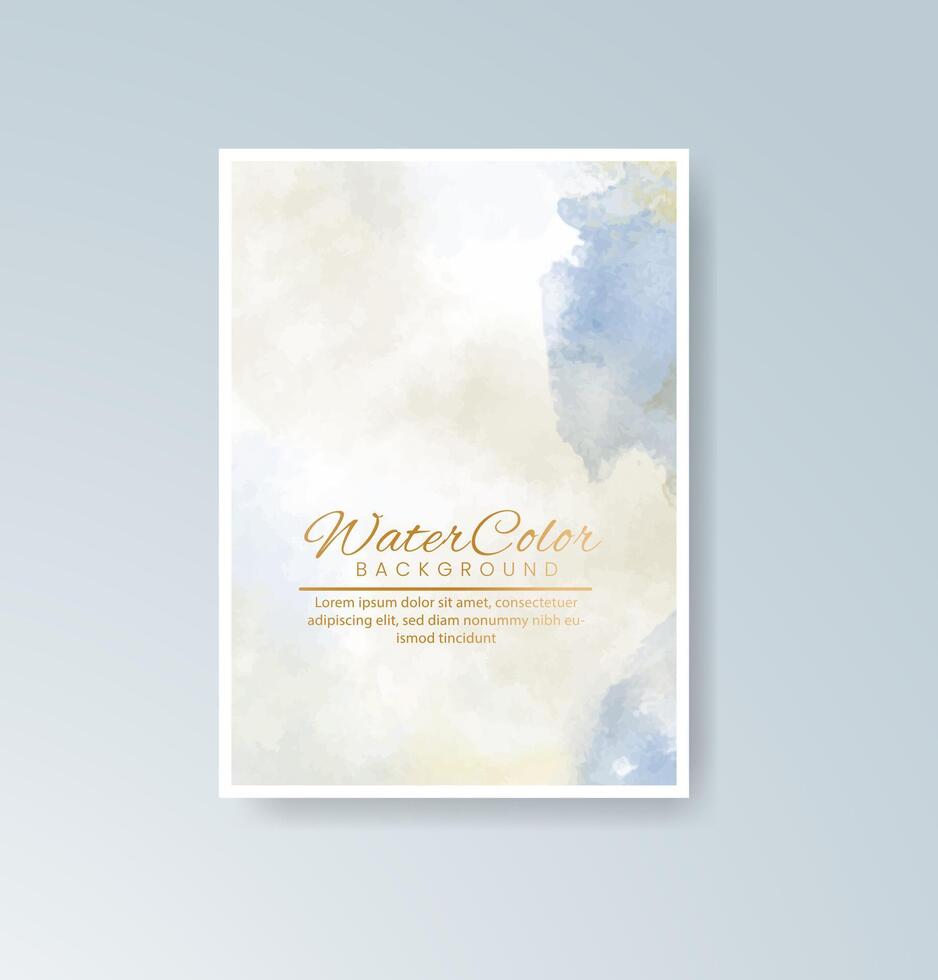Abstract watercolor card designs with vibrant energy vector