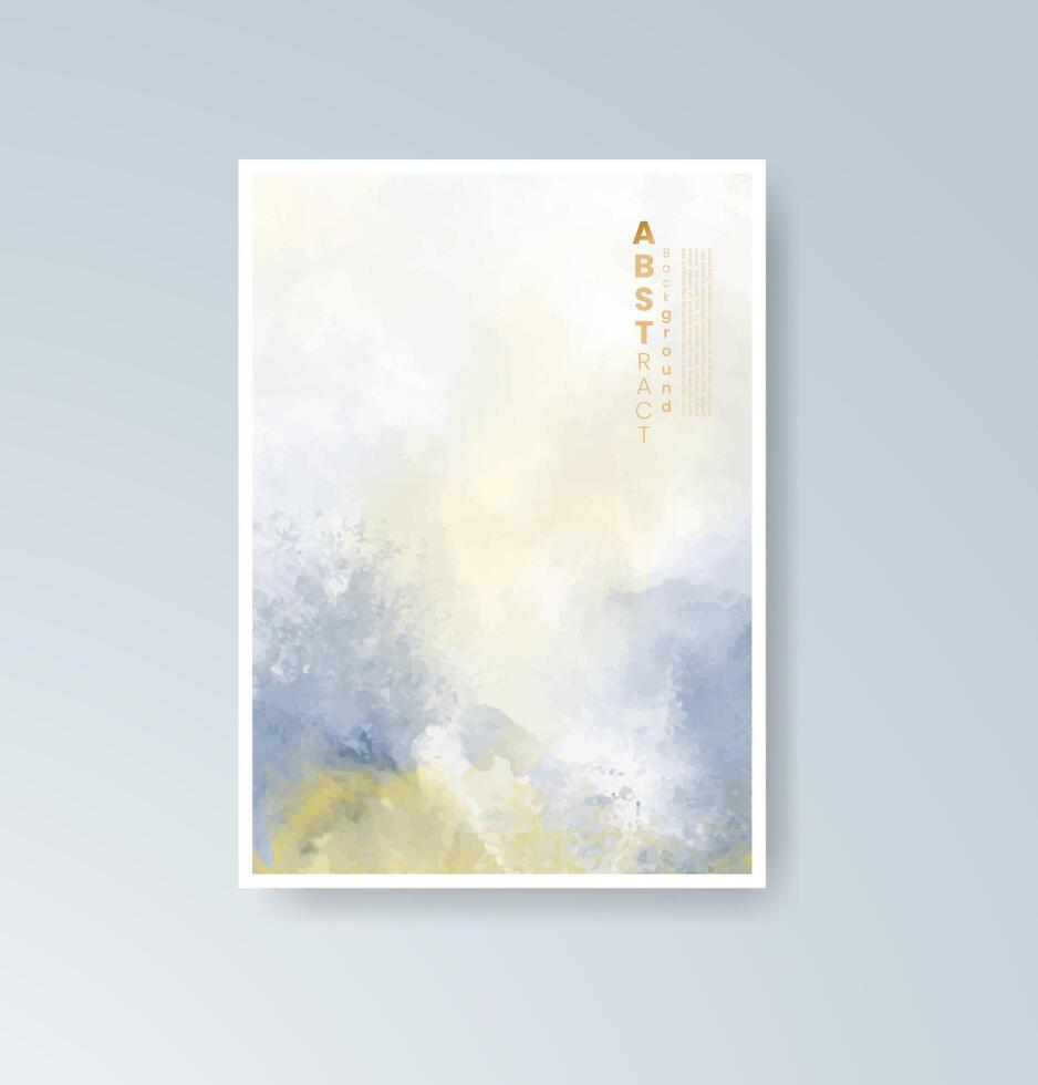 Abstract watercolor card designs with vibrant energy. vector