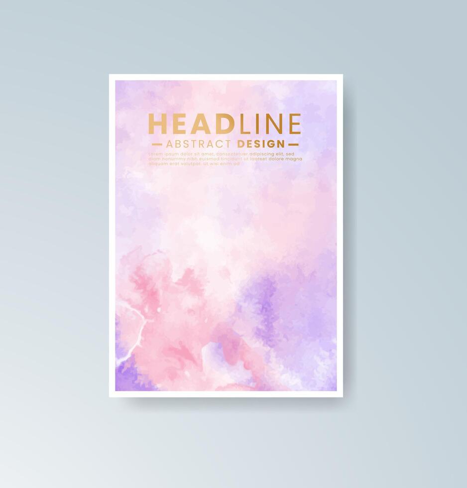 Whimsical watercolor washes tailored for celebrations. vector