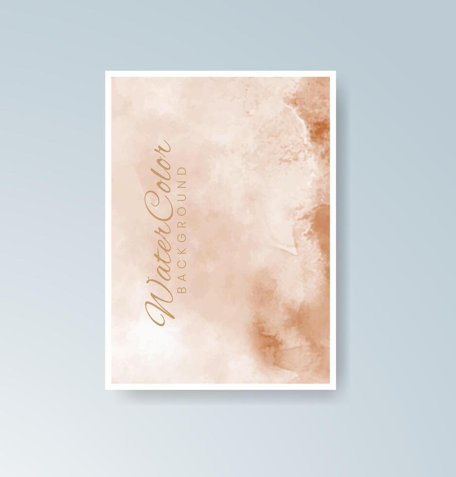 Watercolor backdrops offering elegance to every card. vector