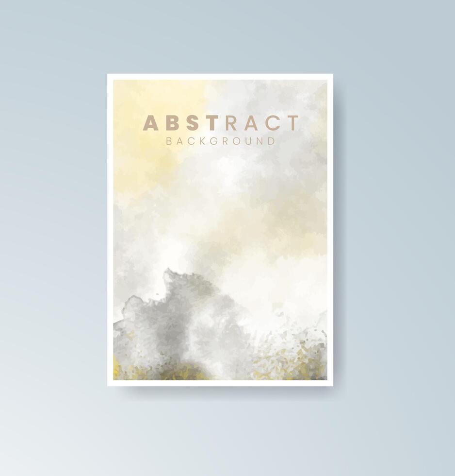 Abstract watercolor forms used creatively on cards. vector