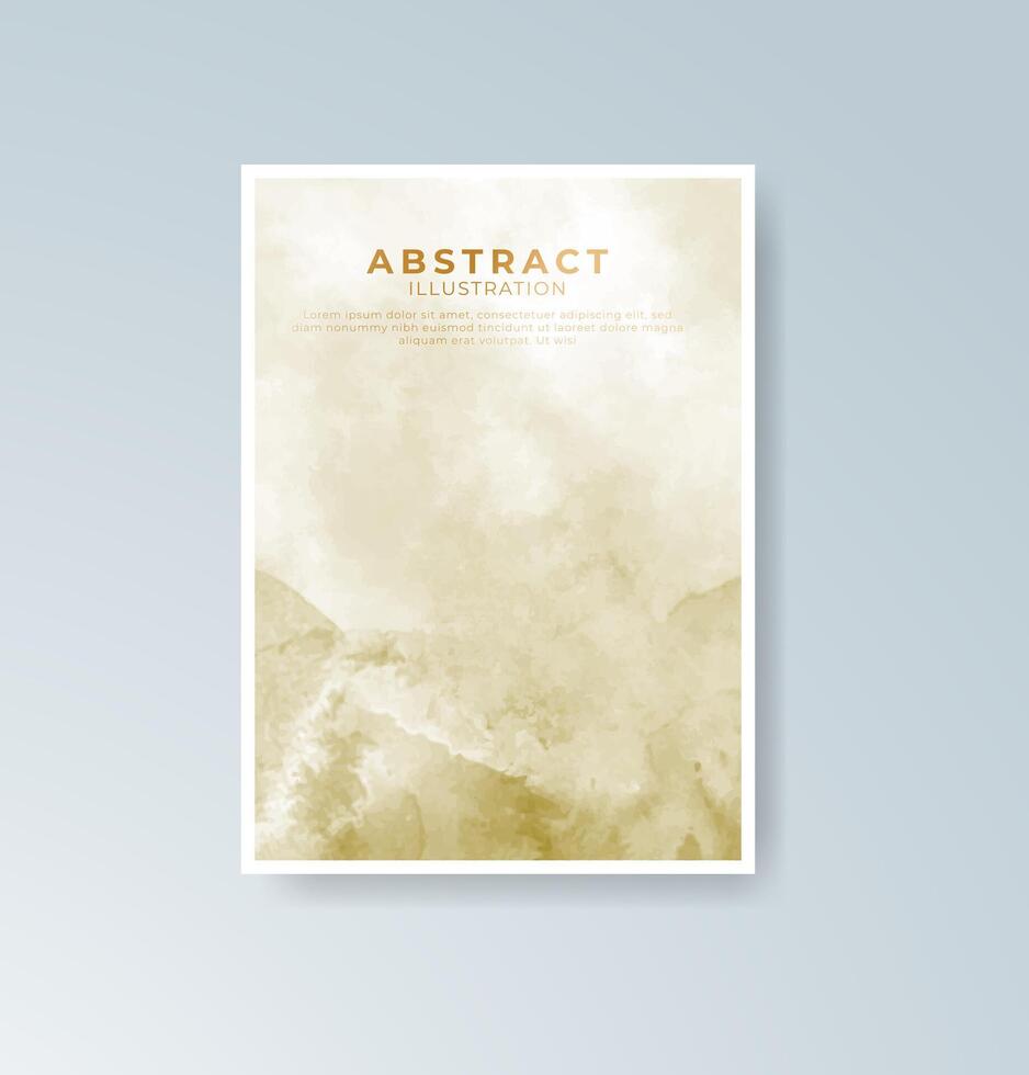 Watercolor-inspired visuals for dates and events. vector