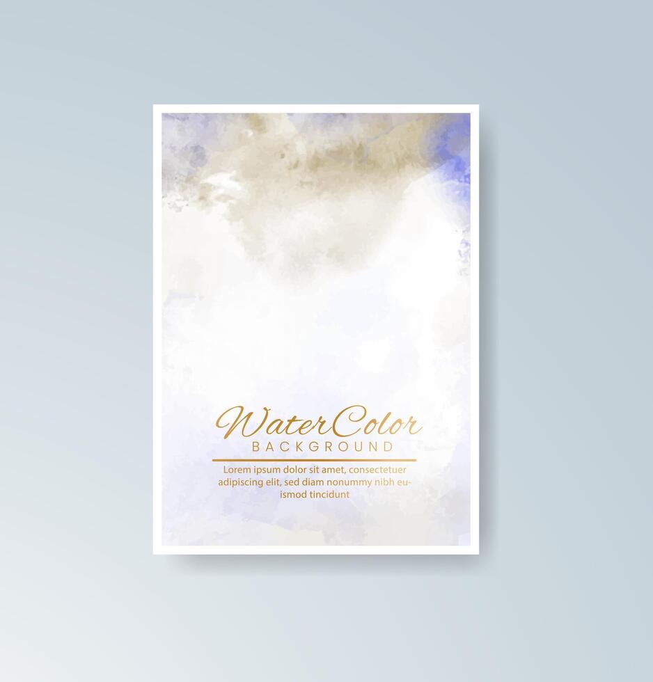 Clean watercolor card backgrounds for classy projects. vector