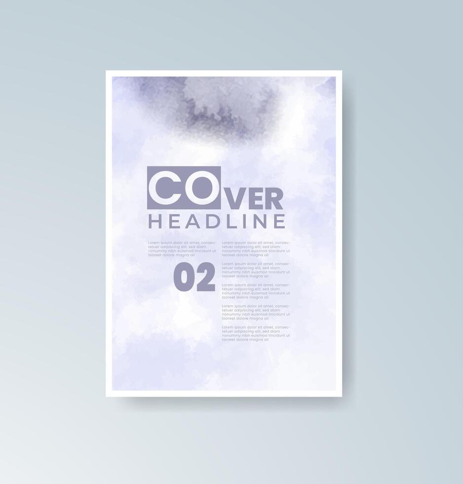 Unique watercolor gradients for exclusive card designs. vector