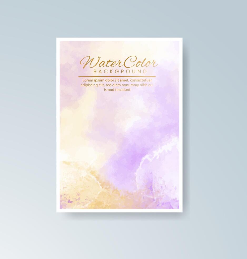 Hand-painted style cards for wedding dates and events. vector