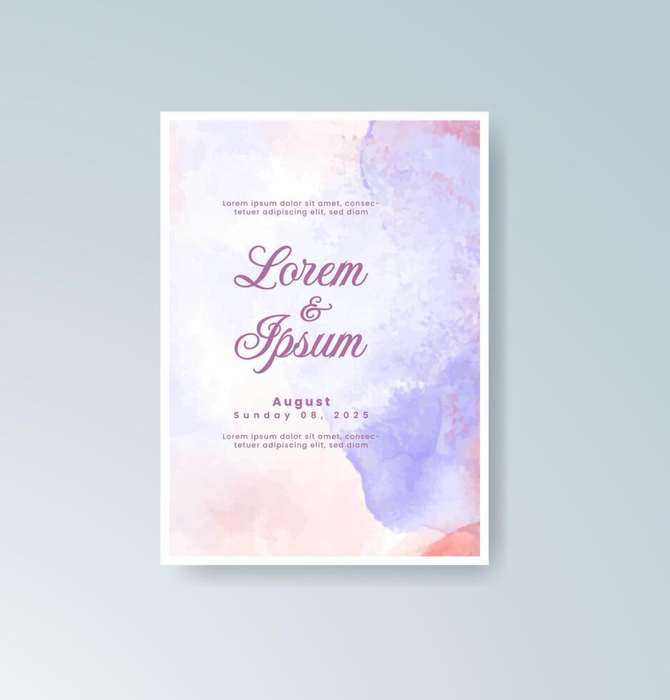 Tropical geometric save the date card vector
