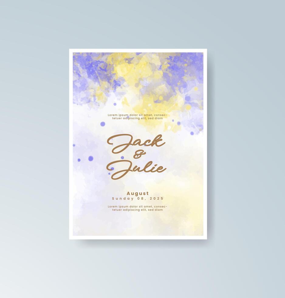 Elegant classic ceremony invitation vector