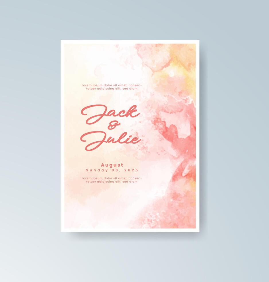 Minimalist artistic bridal shower invitation vector