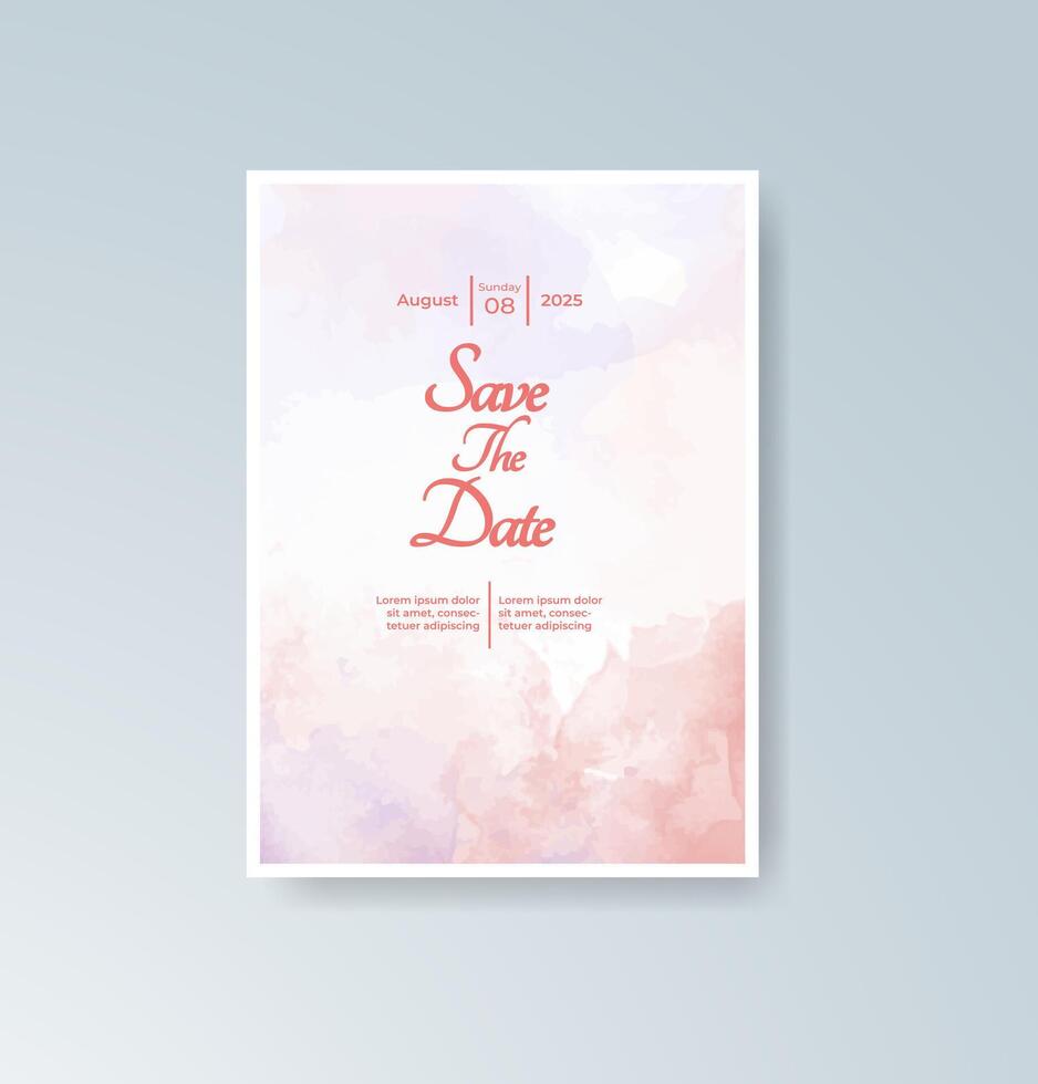 Boho romantic engagement announcement vector