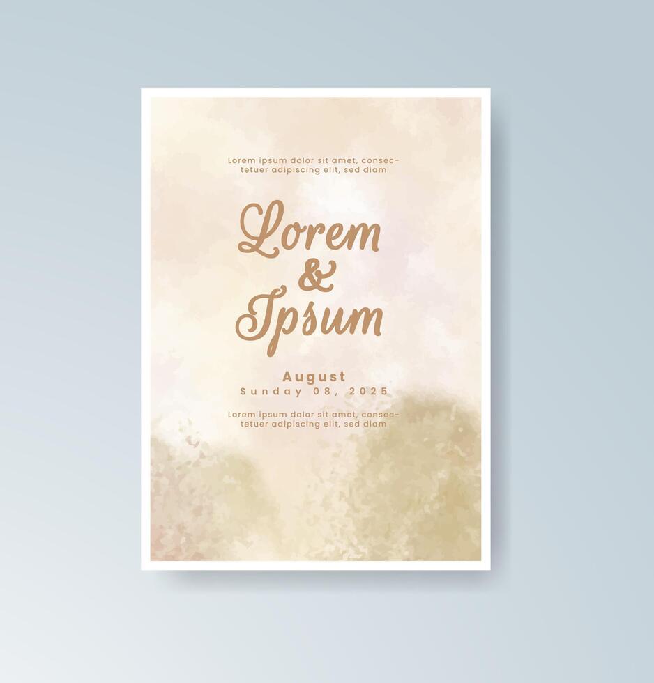 Floral geometric save the date card vector