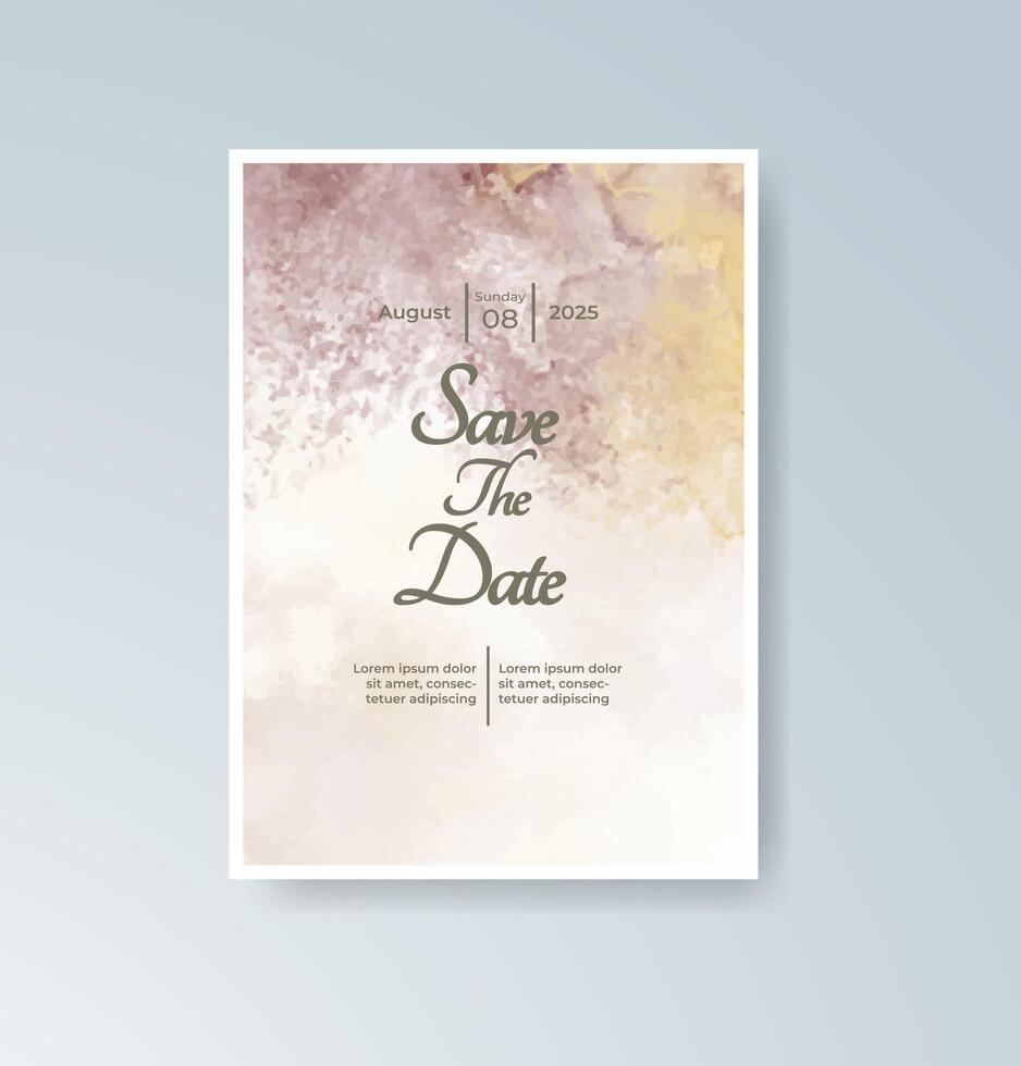 Boho calligraphy wedding program vector