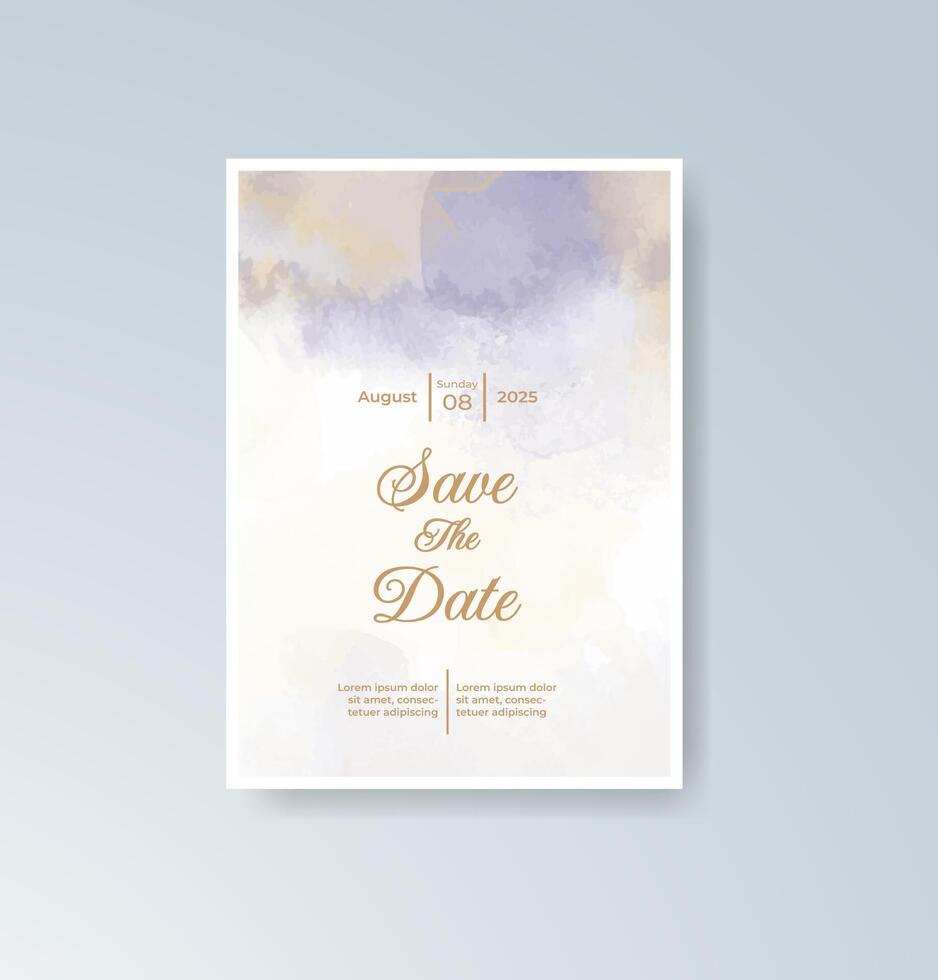 Summer monochrome rehearsal dinner invite vector