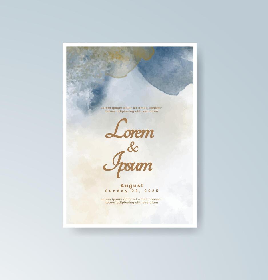 Boho classic wedding rsvp card vector