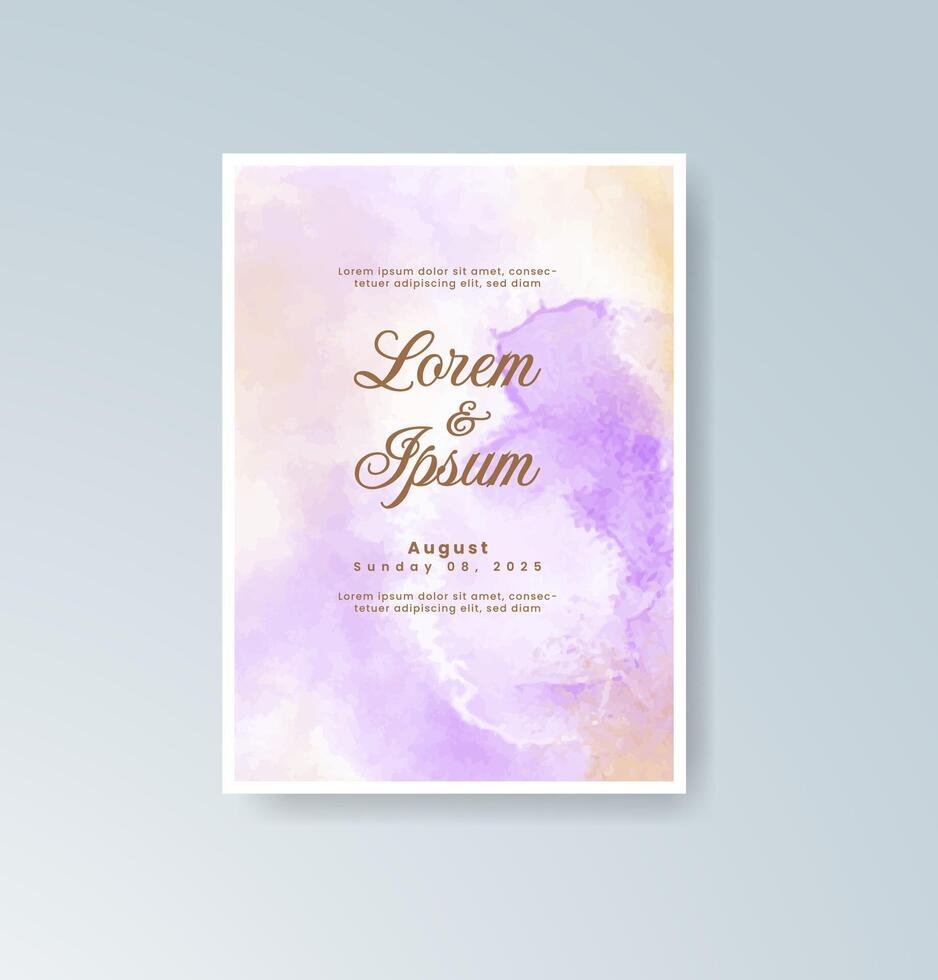 Elegant calligraphy wedding details card vector