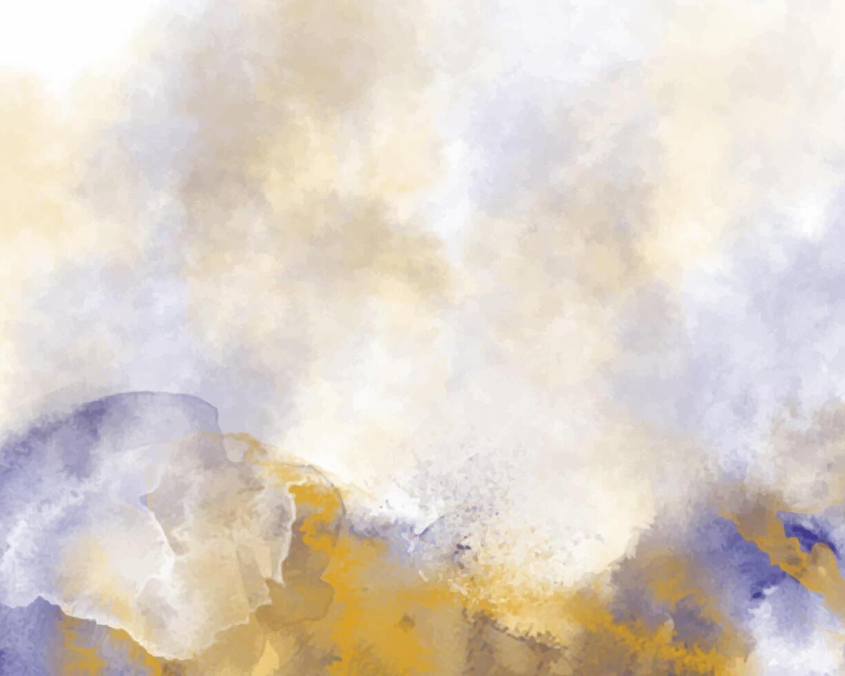 Vivid ink blend on textured watercolor background vector