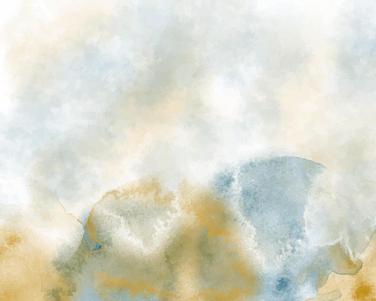 Flowing color tides in modern watercolor style vector
