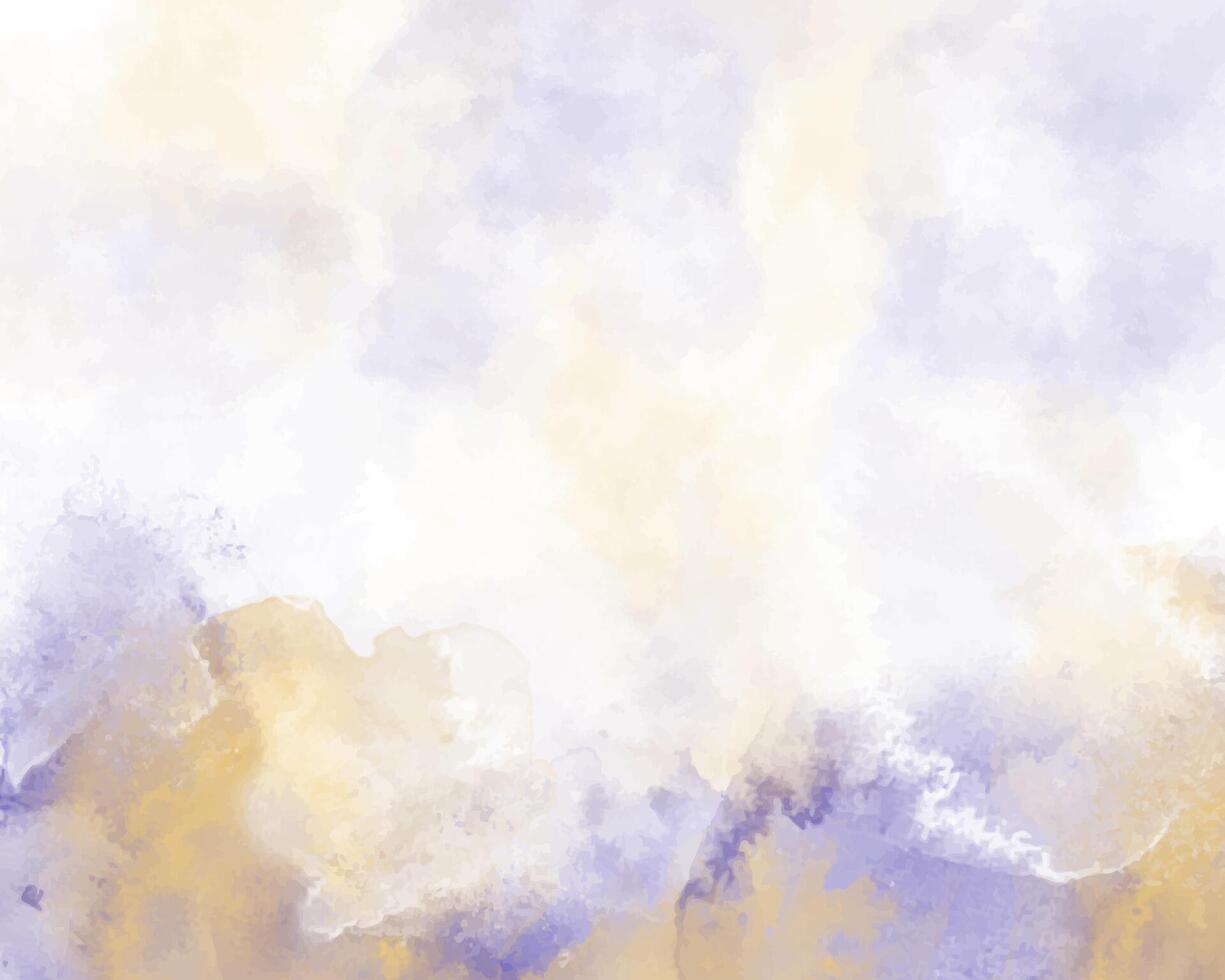 Flowing lines and colors in abstract watercolor art vector