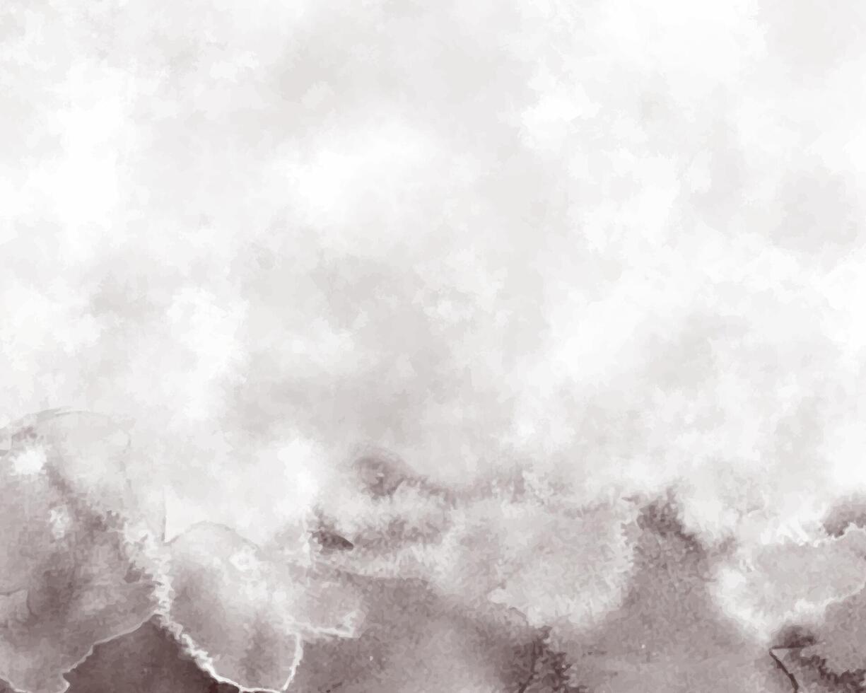 Bold pigment clouds in flowing watercolor design vector