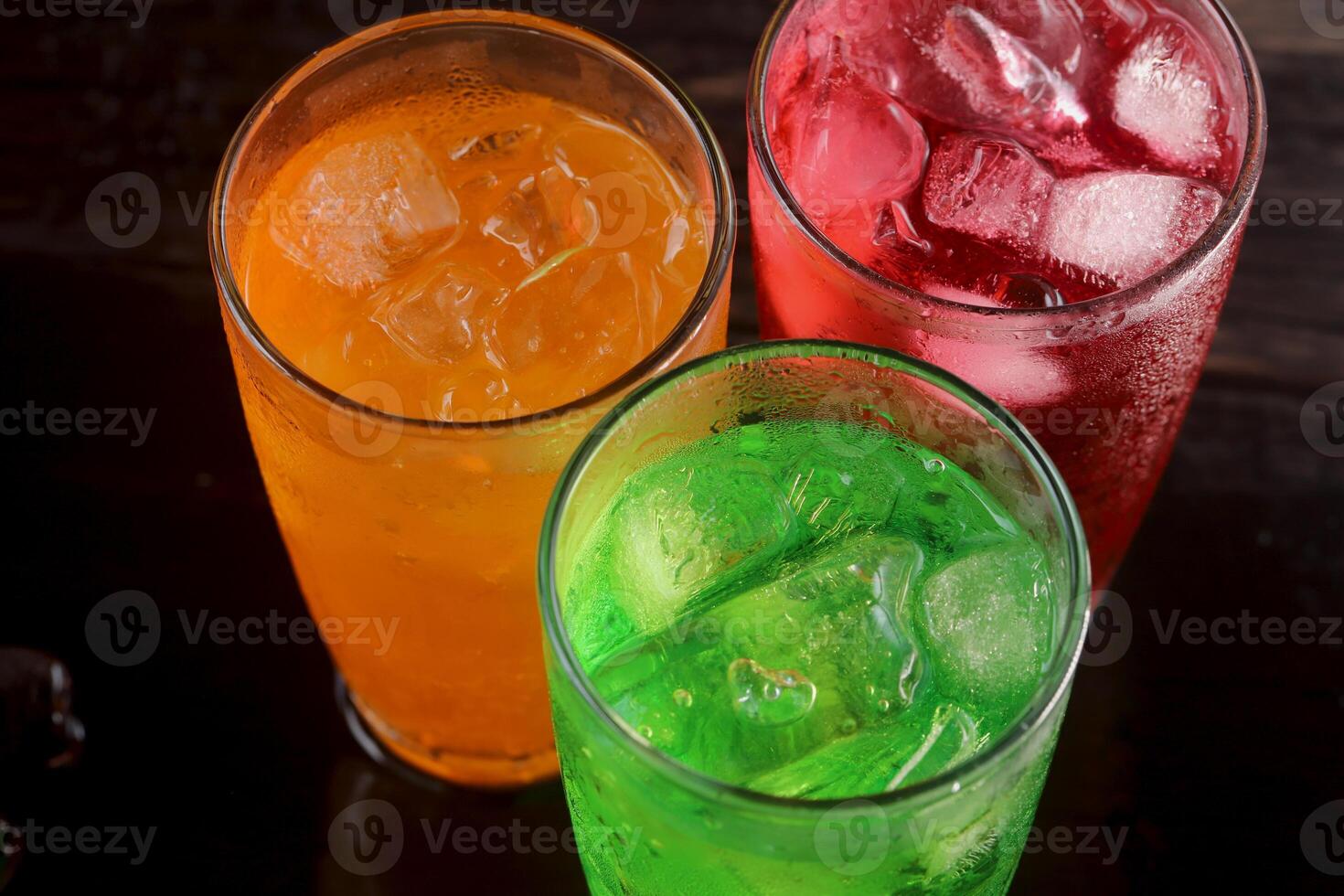 Carbonated water in glass, fizzy and refreshing with every drop. photo