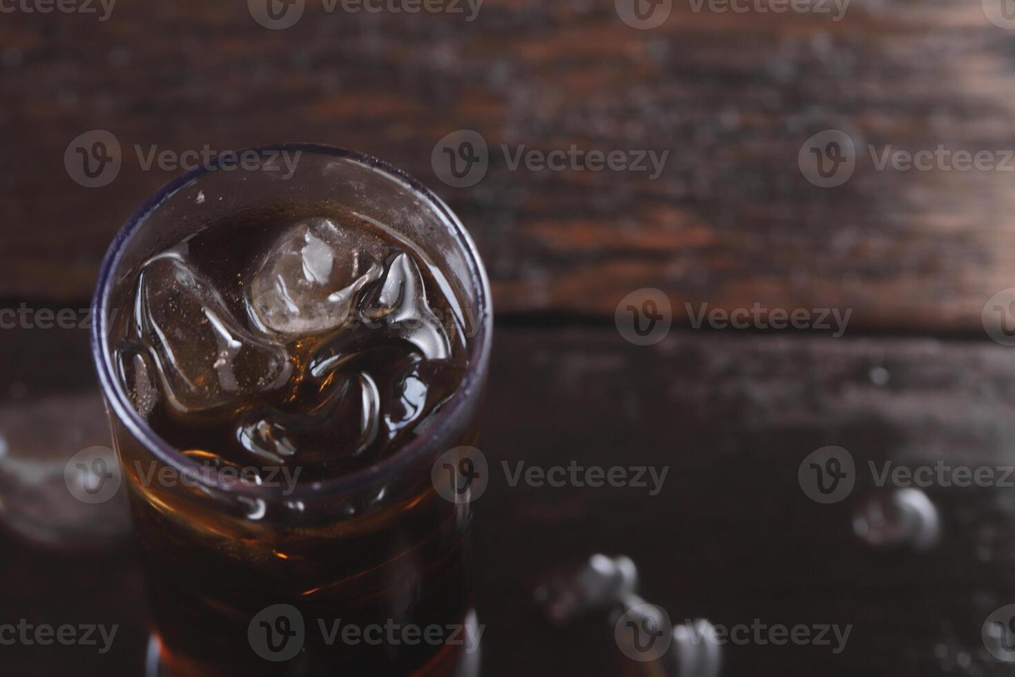 Carbonated water in glass fizzy and refreshing with every drop photo