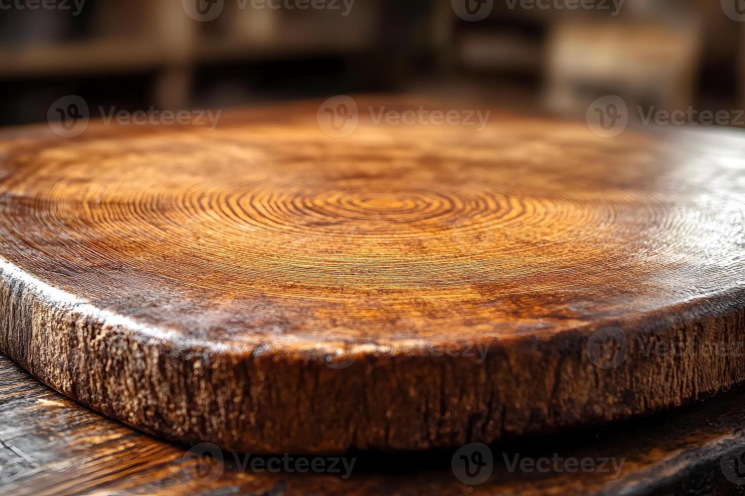 Rustic Wooden Cutting Board with Natural Grain Patterns for Kitchen Decor photo