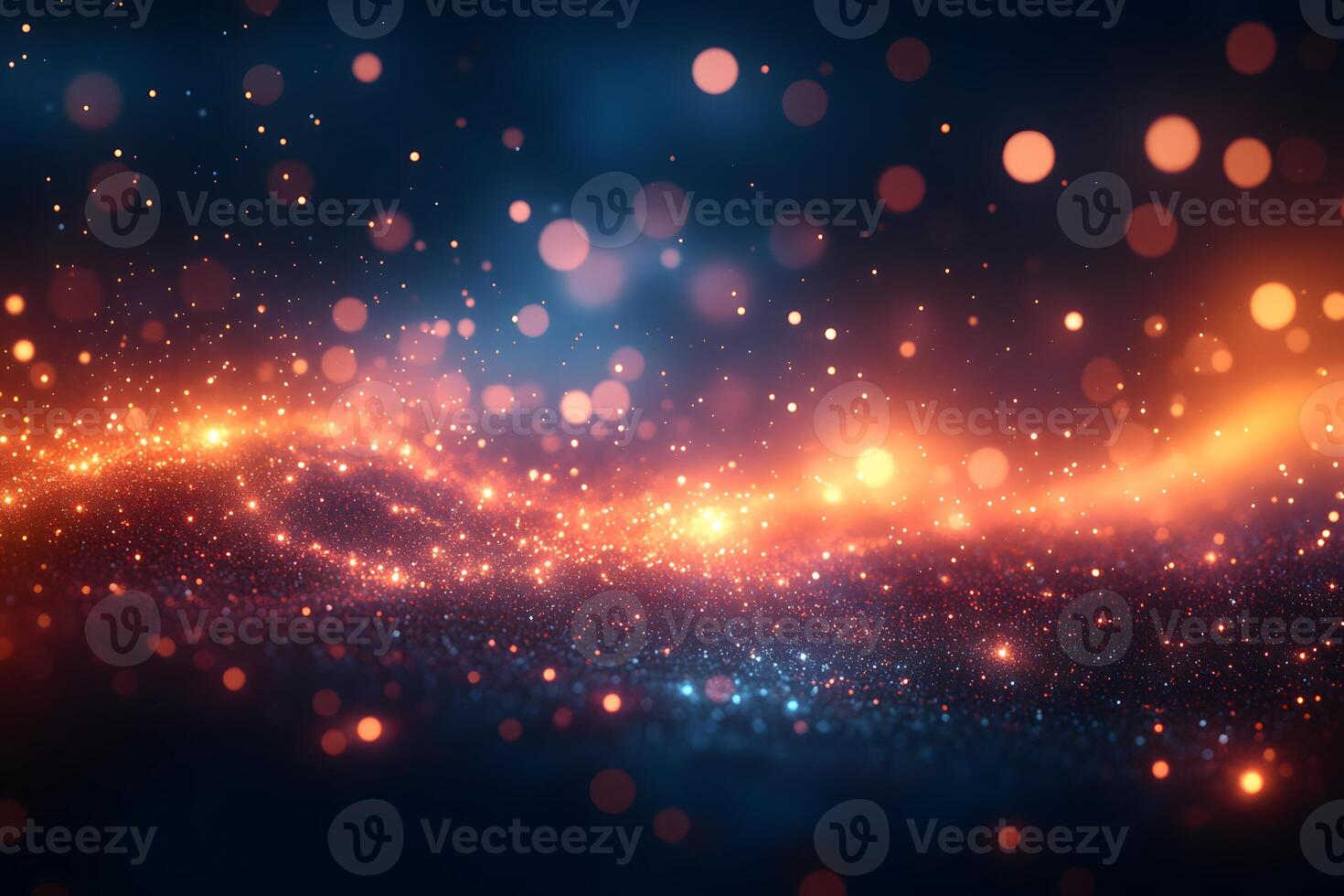 Abstract Glowing Particle Wave - Futuristic Digital Background for Design and Visual Projects photo