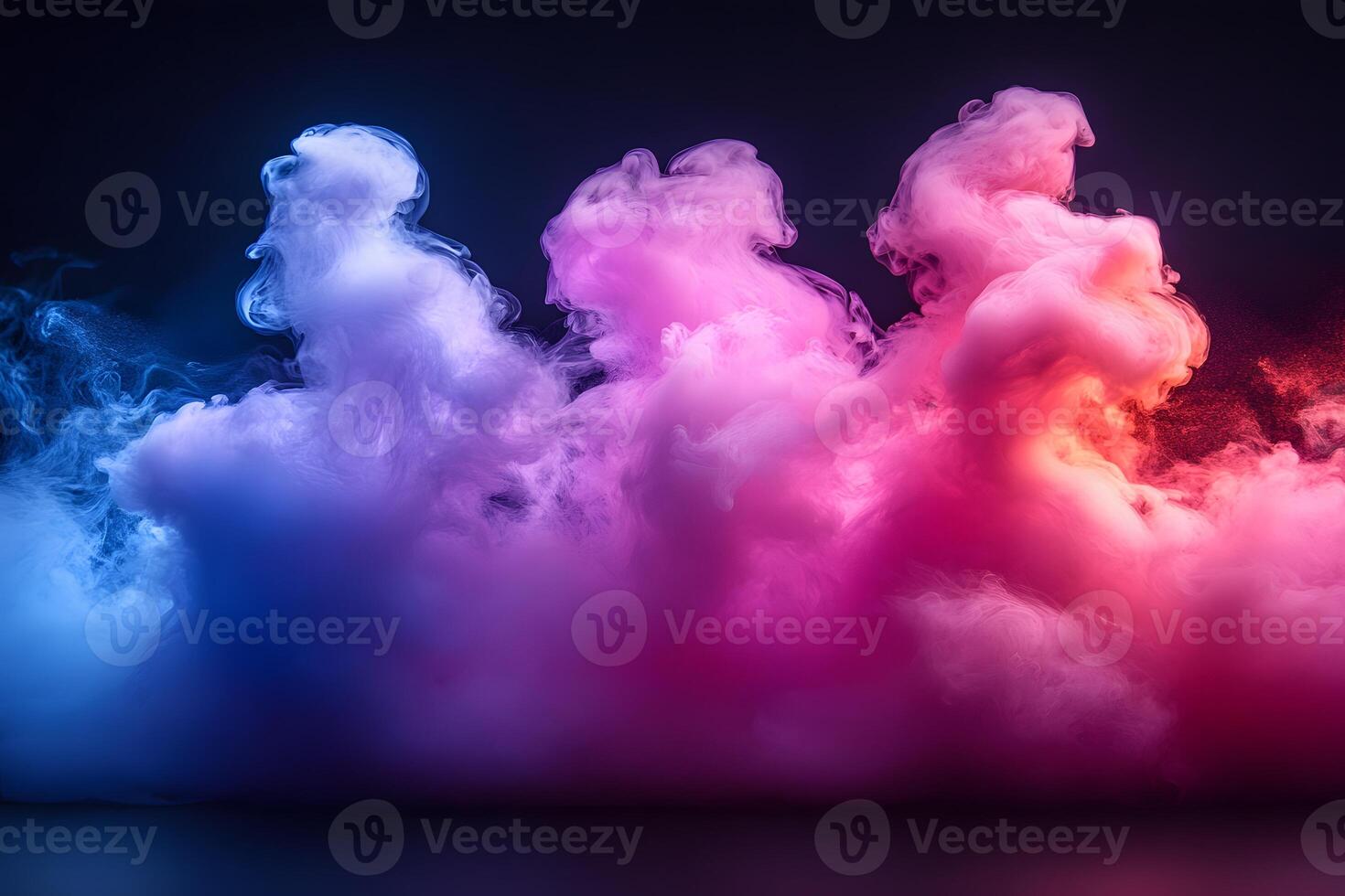 Vibrant Colorful Smoke Plumes in Abstract Artistic Design for Modern Decor and Creative Projects photo