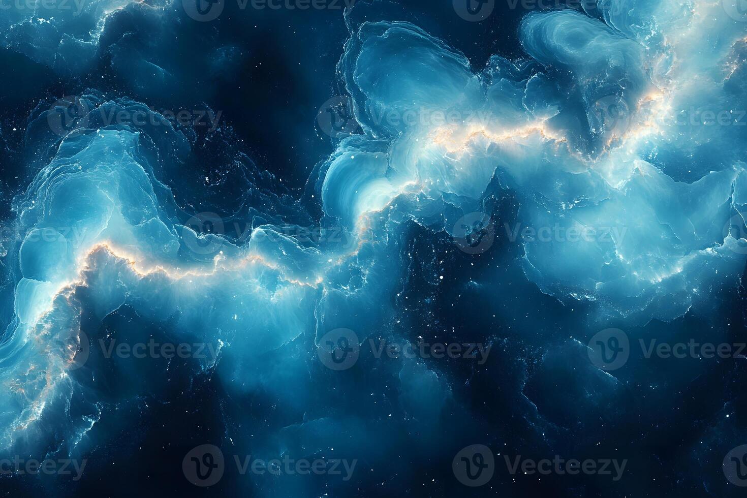 Mystical Cosmic Clouds Stunning Nebula in Deep Space for Astronomical Designs photo