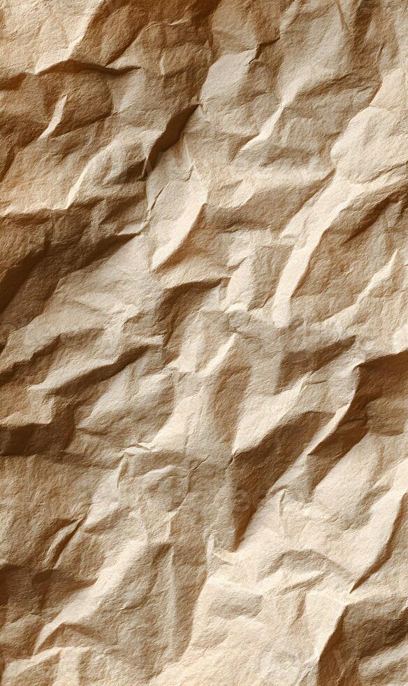 Textured tan paper surface shows signs of aging and wear creating a rich and tactile visual experience photo