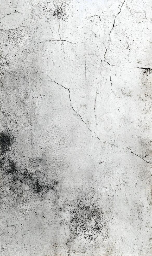 Distressed wall texture featuring an aged surface with cracks stains and weathered plaster creating depth and character for designs photo