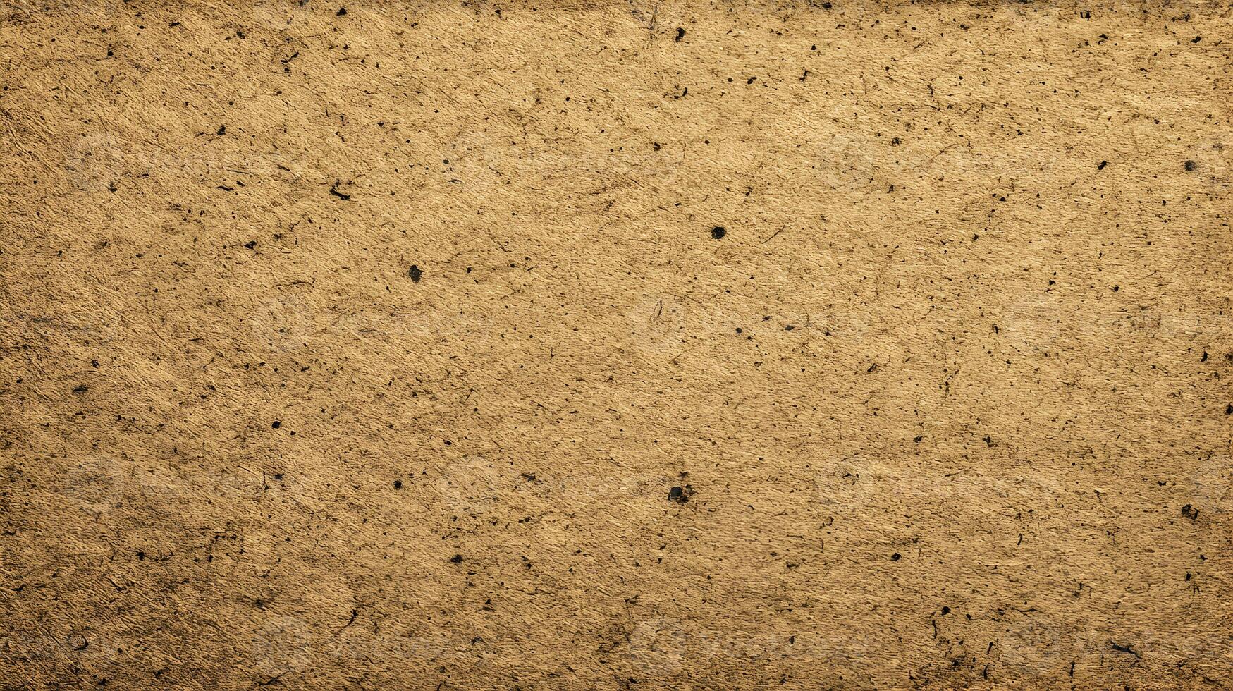 Rustic aged paper texture with subtle dark specks creates an abstract and organic background design photo