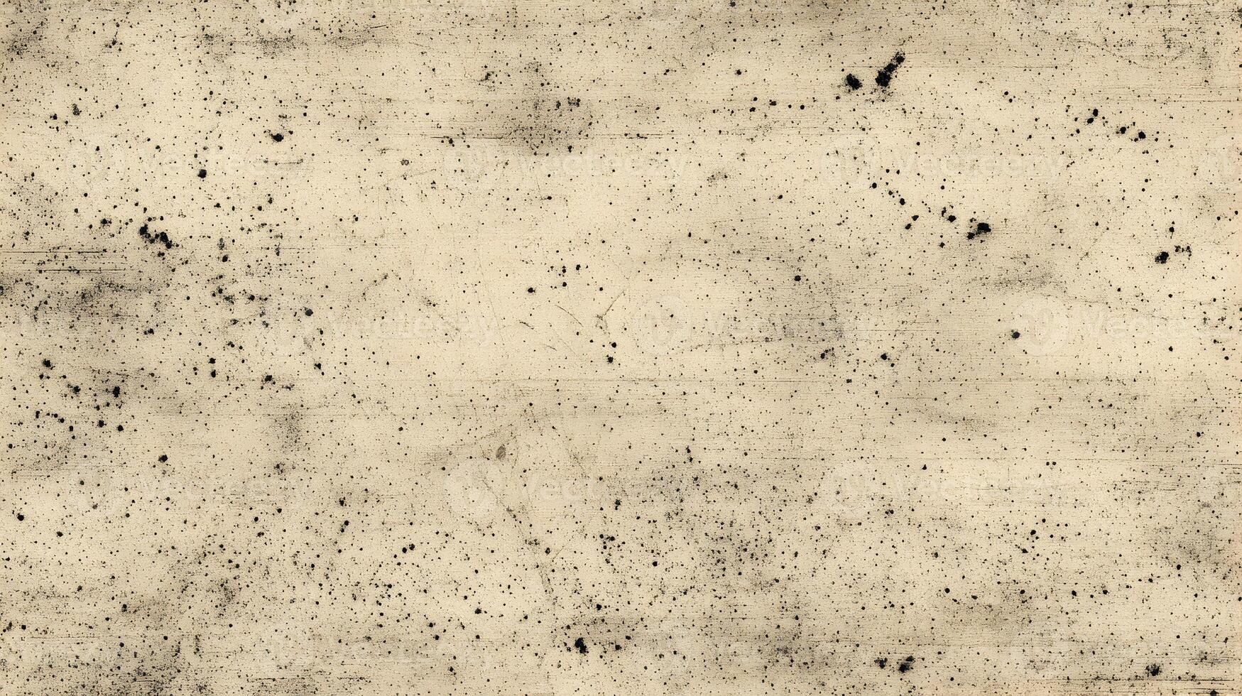 Old beige paper with dark splatters provides a vintage texture perfect for artistic backgrounds photo