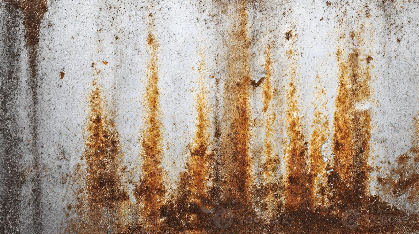 Weathered metal texture showcasing intricate patterns of rust and corrosion on an aged surface photo