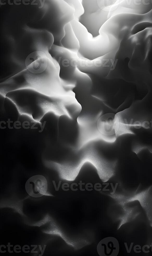 Abstract cloudscape a mesmerizing dance of light and shadow captivating patterns in grayscale forming ethereal formations beckoning imagination photo