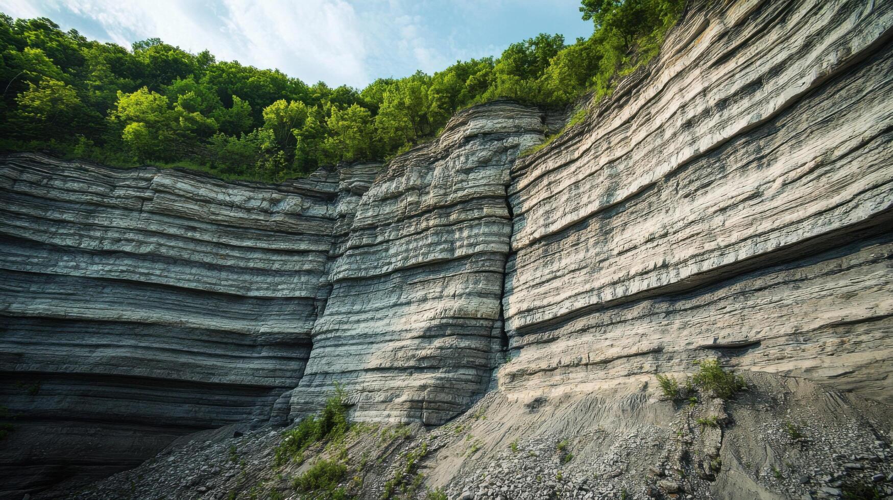 Opened Soil Strata Disclosing Narratives of Summers Past photo