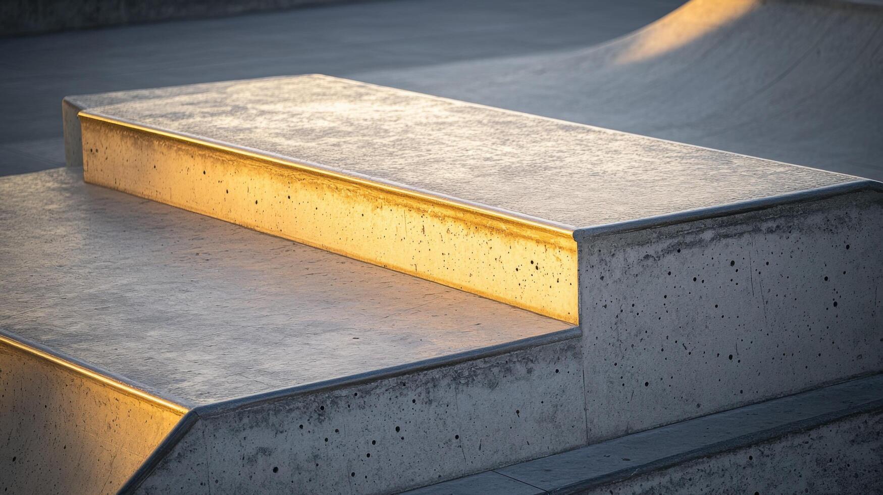Skater Inspired Architectural Deck with Urban Board Shadows photo