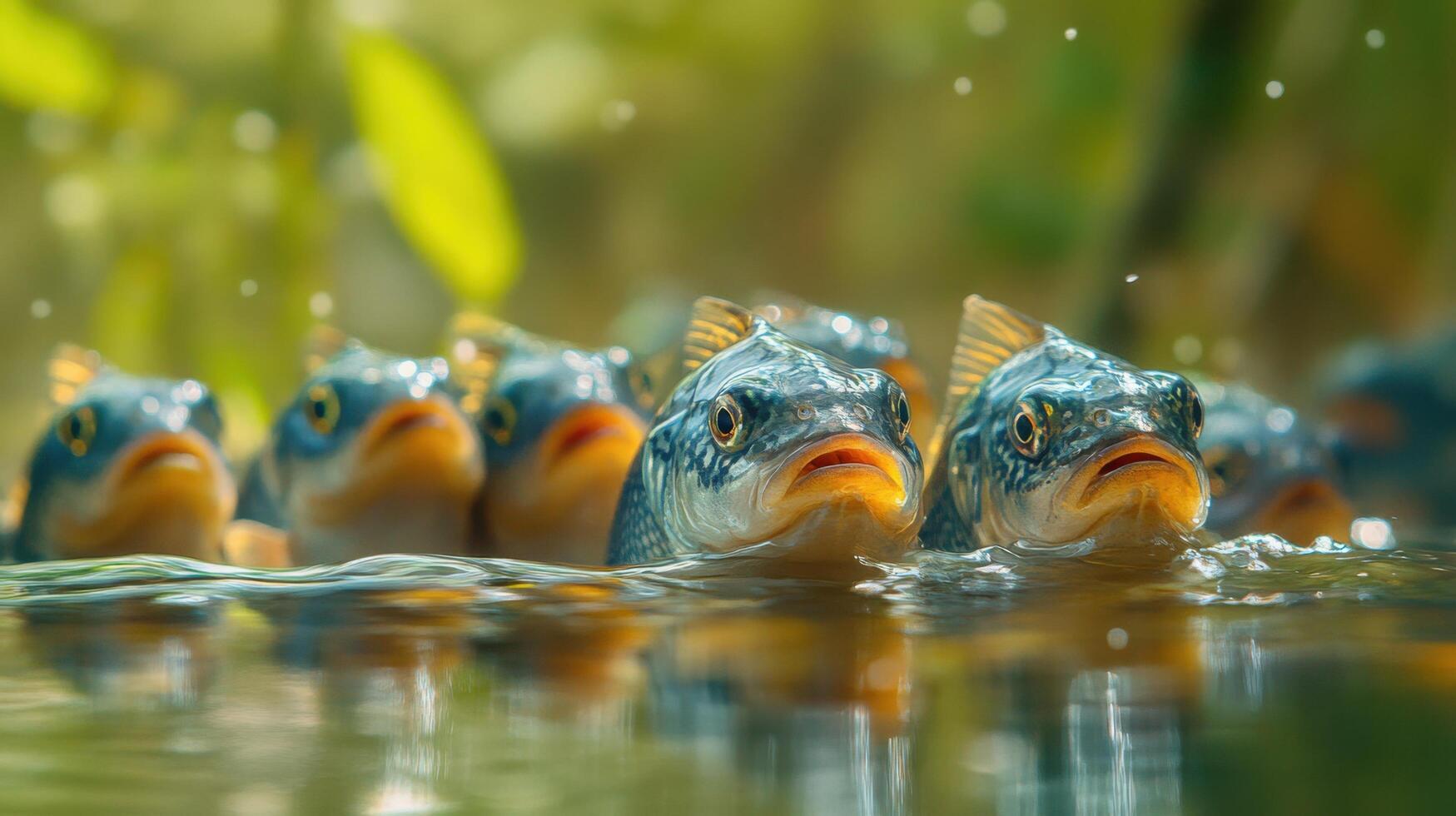 Young Jungle Hunters Mastering Synchronized Feeding Approaches photo