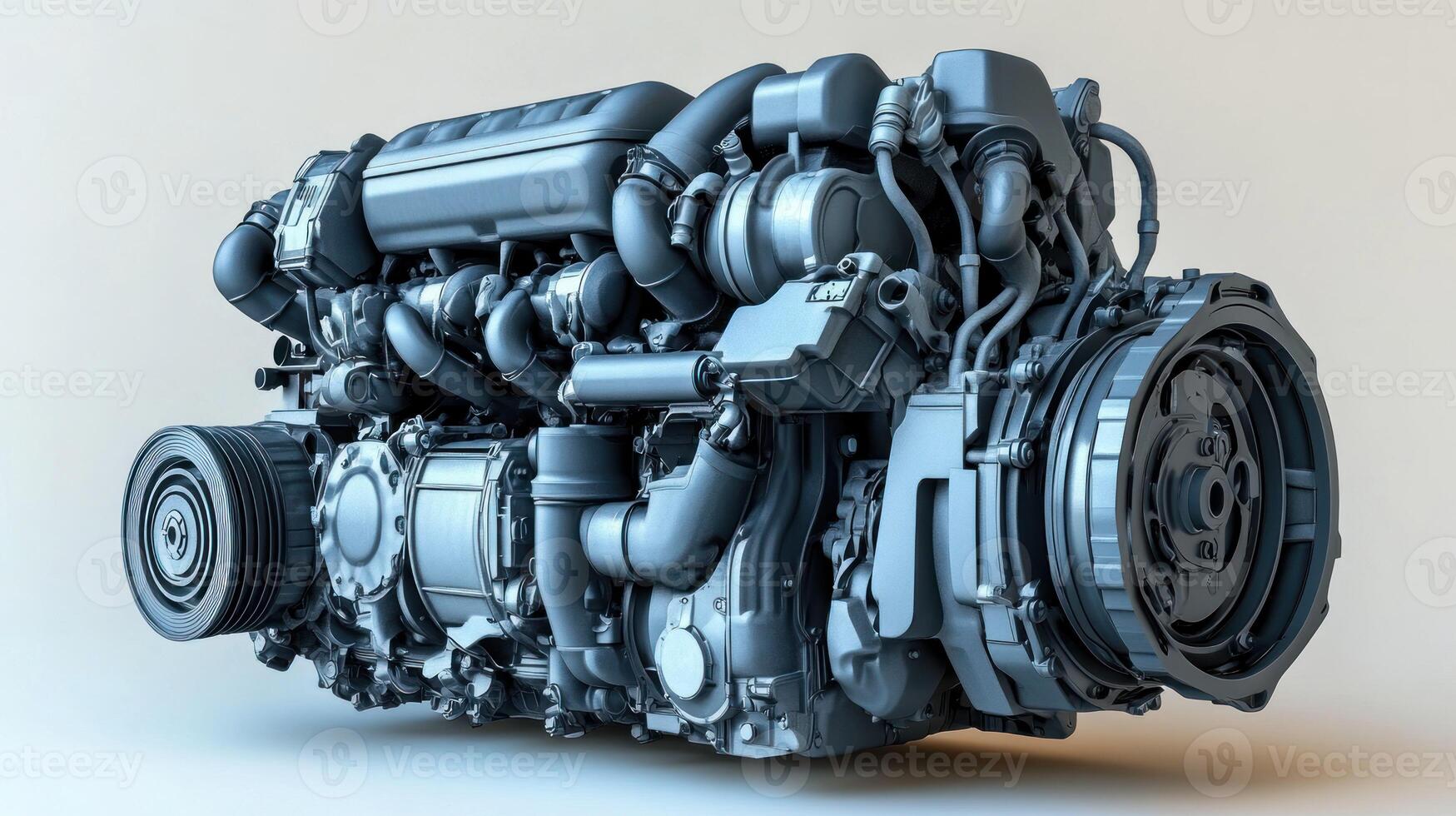 Powerful, complex engine design photo