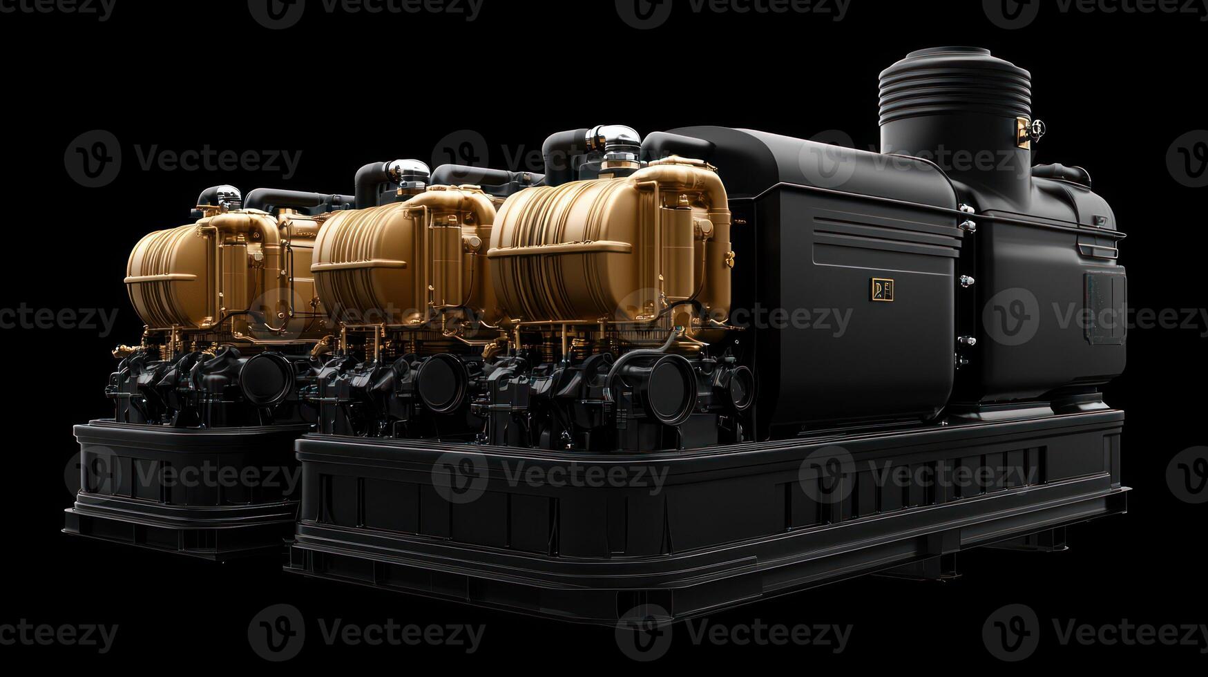 Powerful industrial machinery photo