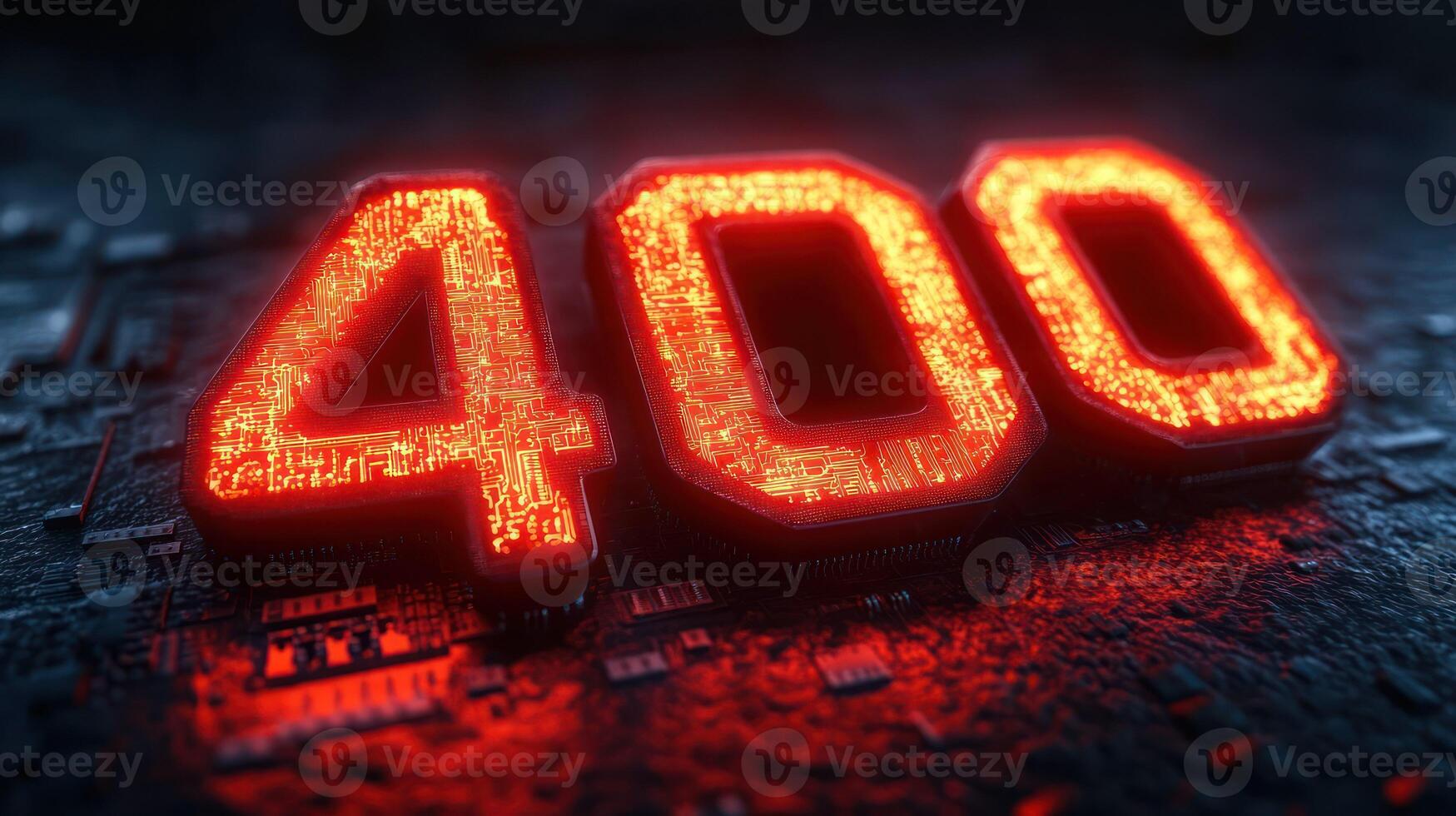 Error 400 digital display photo