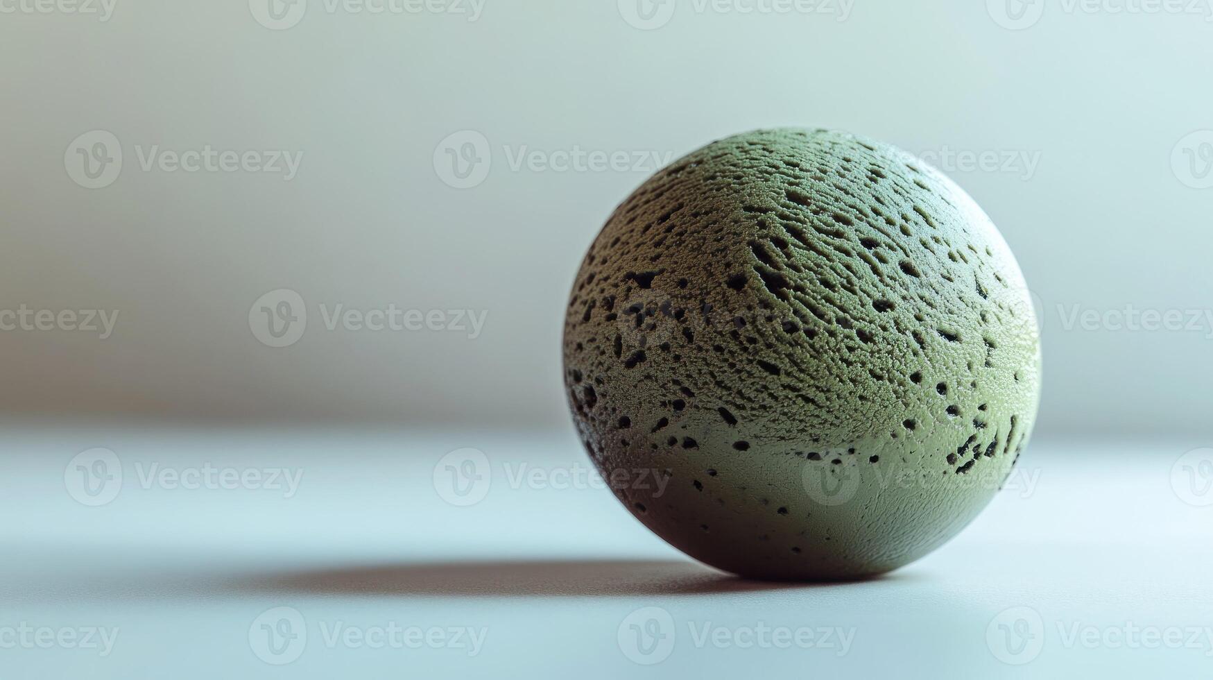 Earthy, textured sphere photo