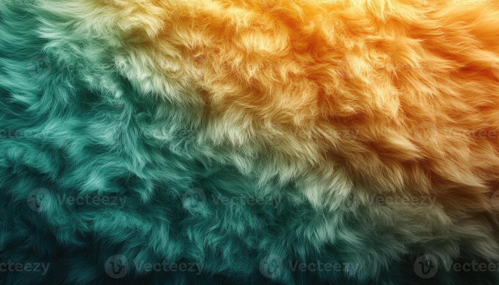 Abstract Texture of Gradient Colored Fur photo