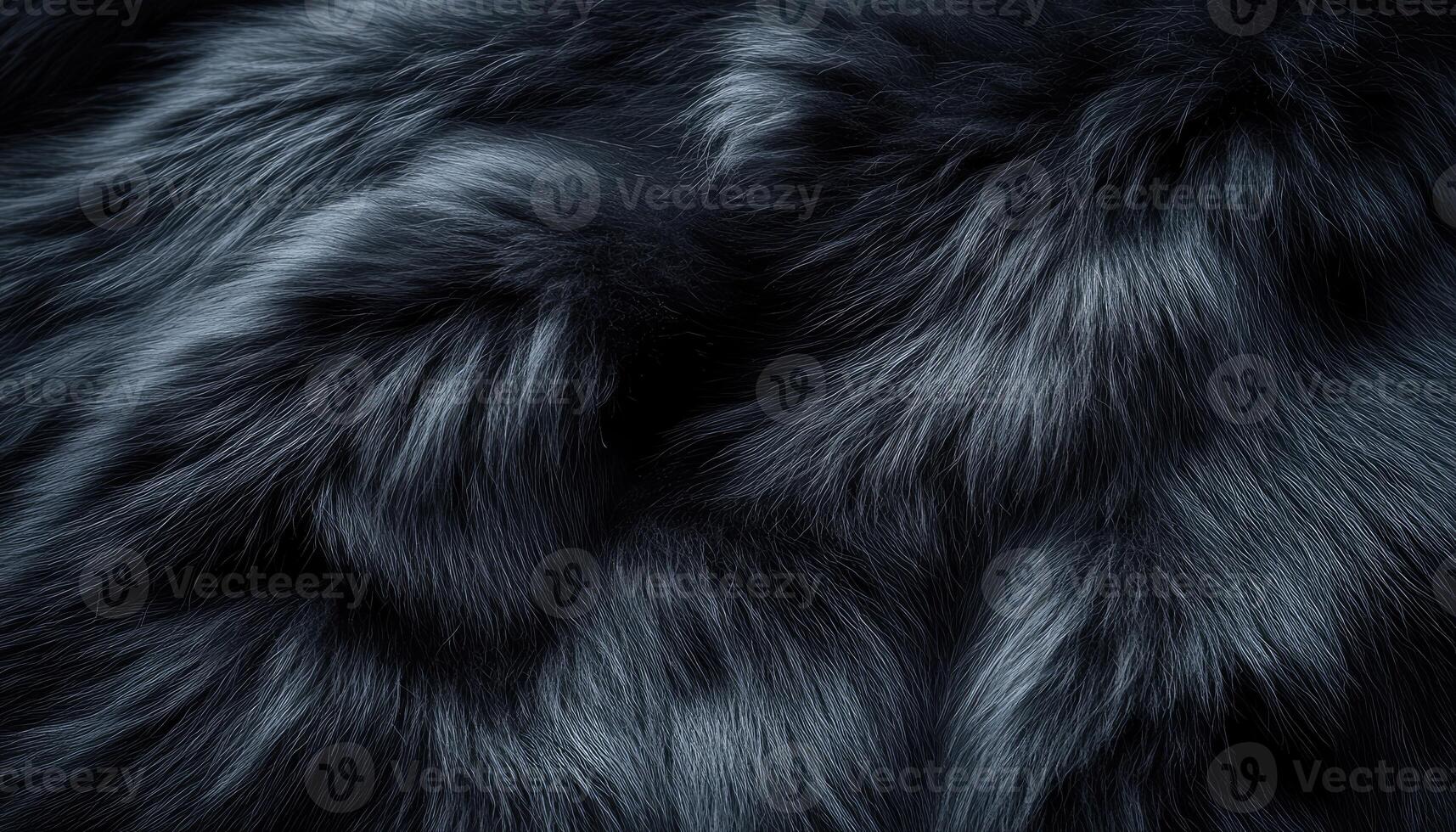 Dark Fur Texture Close Up Abstract Background photo